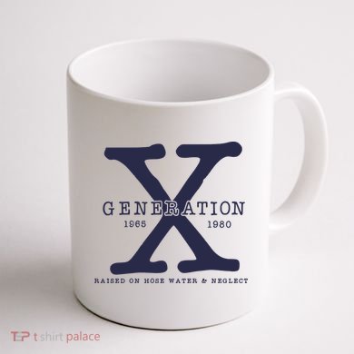 Generation X Coffee Mug back