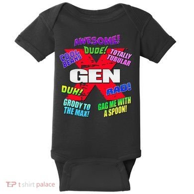 Gen X Jargon Baby Bodysuit