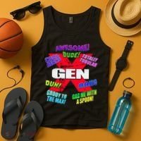 Gen X Jargon Tank Top thumb 4