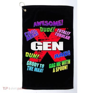 Gen X Jargon Golf Towel