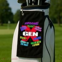 Gen X Jargon Golf Towel thumb 2