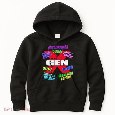 Gen X Jargon Kids Hoodie