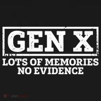 Gen X Lots Of Memories No Evidence Women's Hoodie thumb 2