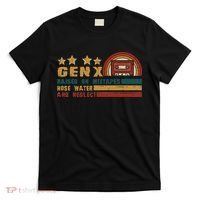 Gen X Nostalgia Raised On Mixtapes And Hose Water T-Shirt thumb 0