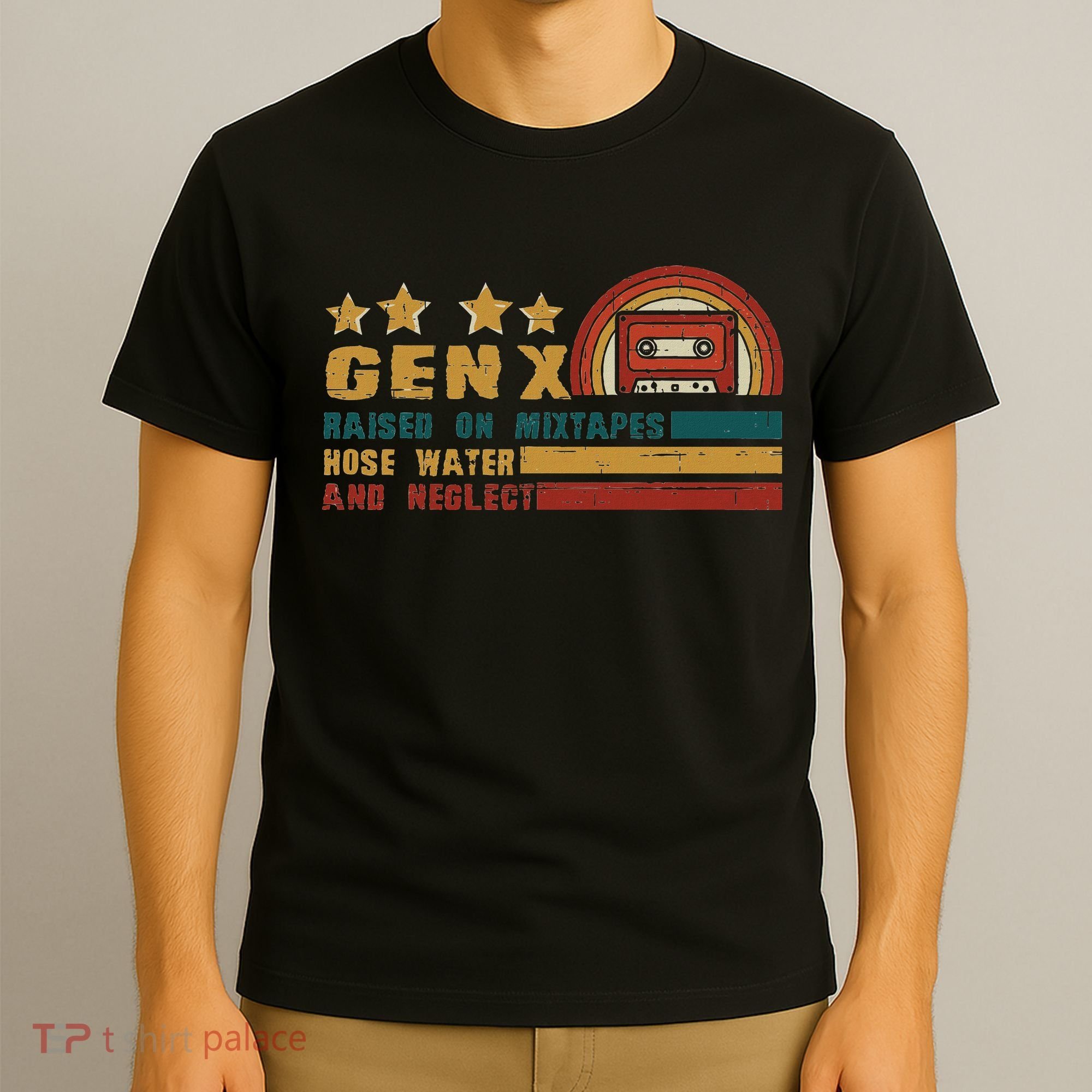 Gen X Nostalgia Raised On Mixtapes And Hose Water T-Shirt
