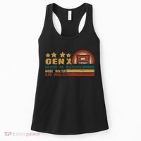 Gen X Nostalgia Raised On Mixtapes And Hose Water Women's Tank Top thumb 0