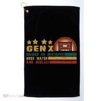 Gen X Nostalgia Raised On Mixtapes And Hose Water Golf Towel thumb 0