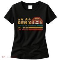 Gen X Nostalgia Raised On Mixtapes And Hose Water Women's T-Shirt thumb 0