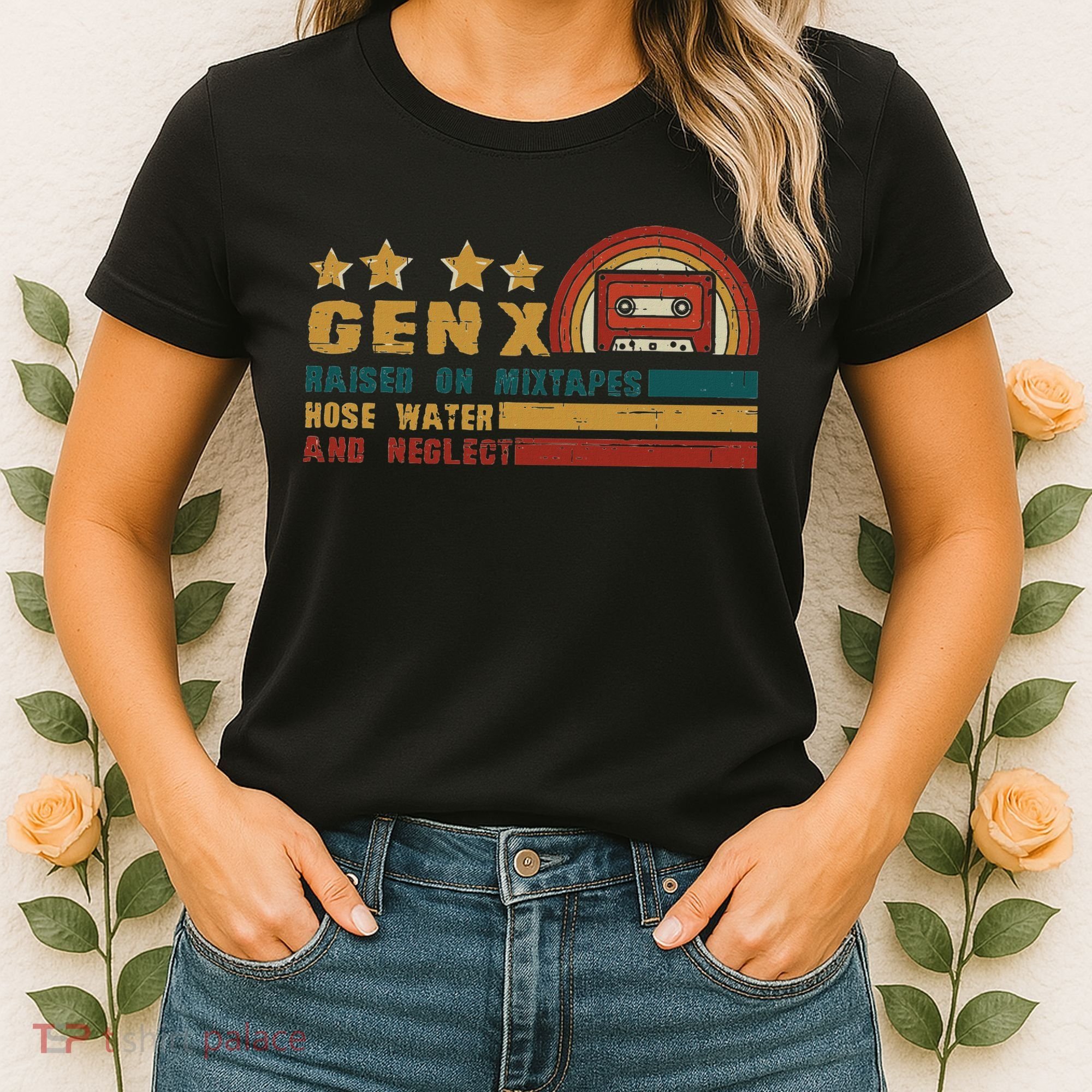 Gen X Nostalgia Raised On Mixtapes And Hose Water Women's T-Shirt