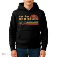 Gen X Nostalgia Raised On Mixtapes And Hose Water Kids Hoodie thumb 4