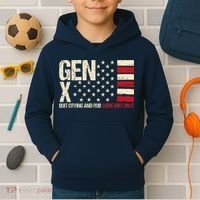 Gen X Quit Crying And Rub Some Dirt On It Kids Hoodie thumb 2