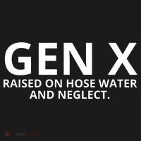 Gen X Raised On Hose Water And Neglect Ornament thumb 1