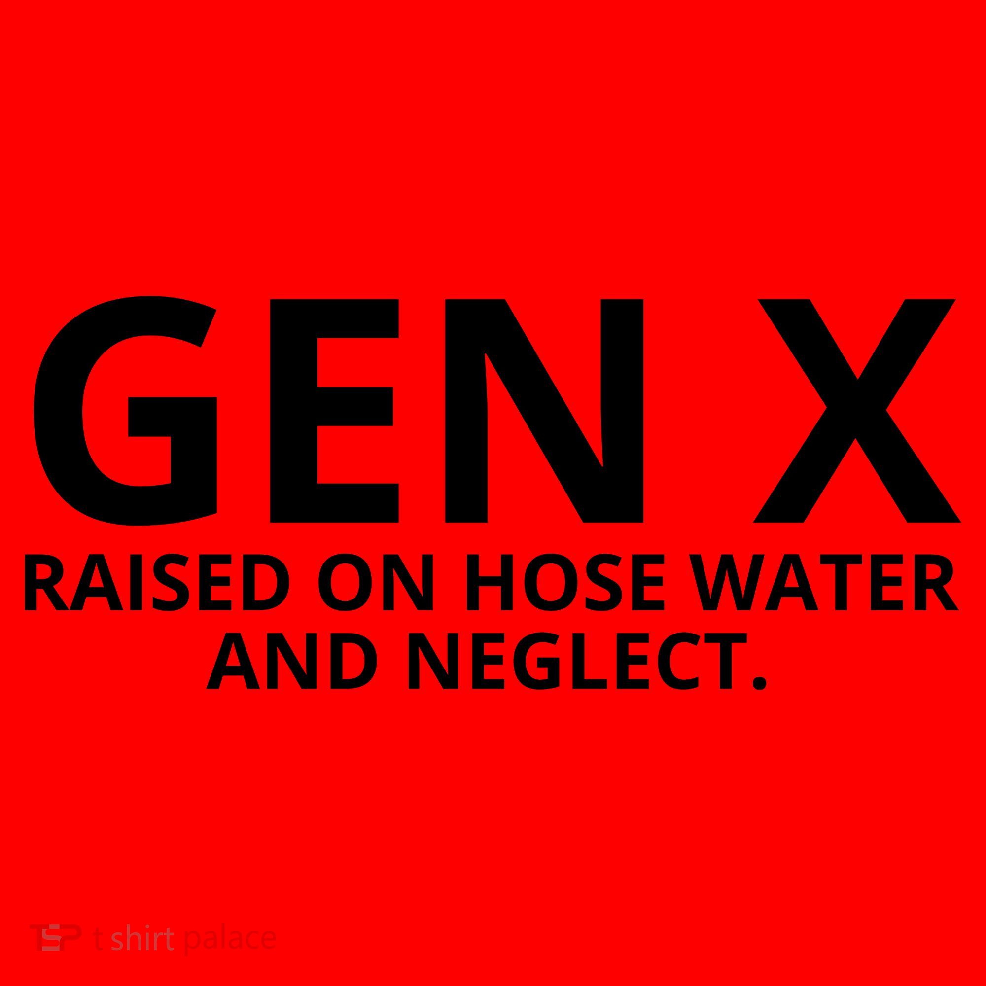 Gen X Raised On Hose Water And Neglect Santa Hat