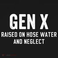Gen X Raised On Hose Water And Neglect Humor Generation X Women's Hoodie thumb 2