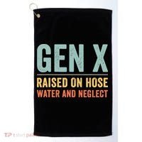 Gen X Raised On Hose Water And Neglect Retro Generation X Golf Towel thumb 0