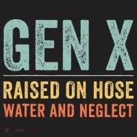 GEN X raised on hose water and neglect Retro Generation X Women's Sweatshirt thumb 2