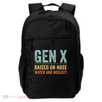 GEN X raised on hose water and neglect Retro Generation X Backpack thumb 0