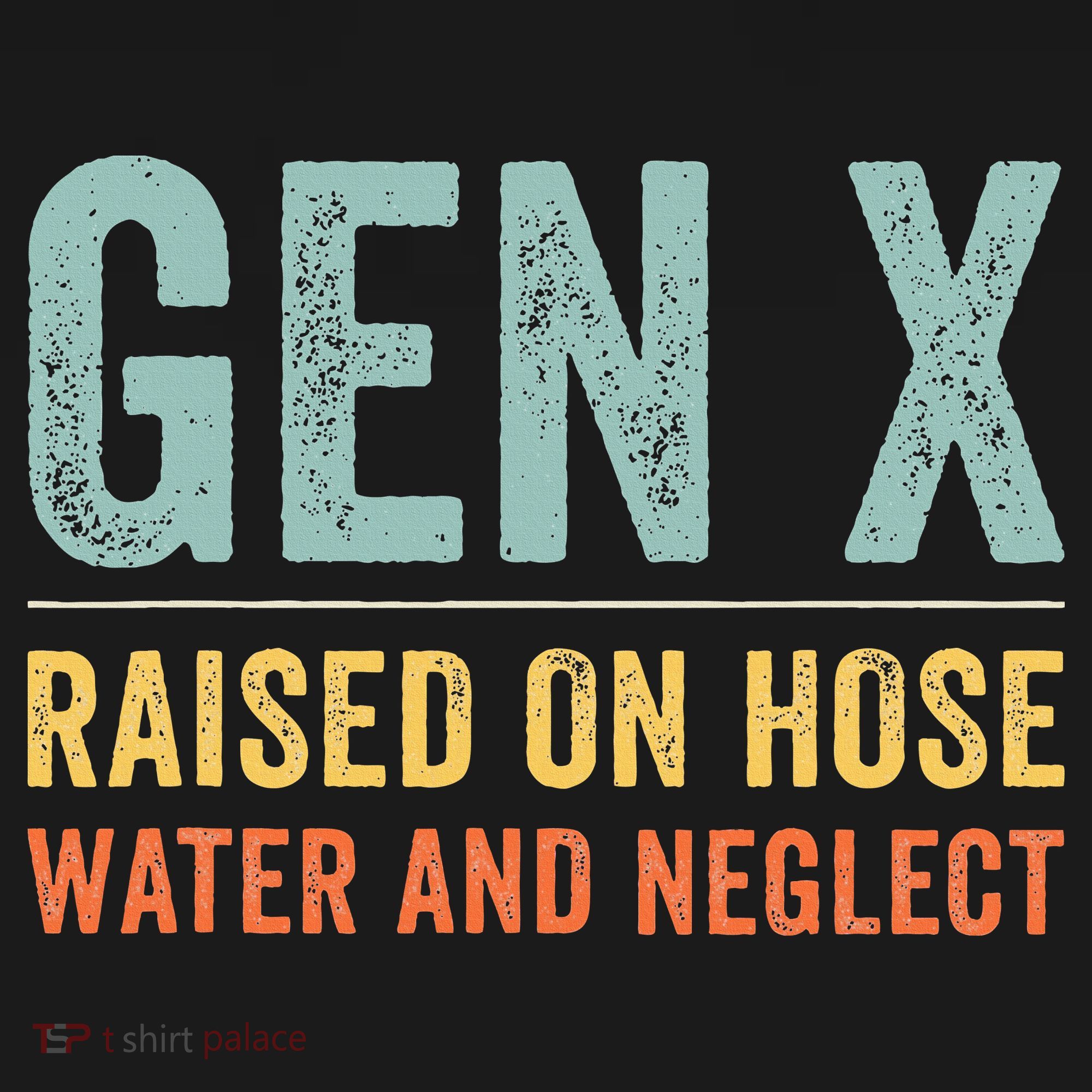 GEN X raised on hose water and neglect Retro Generation X Women's Hoodie