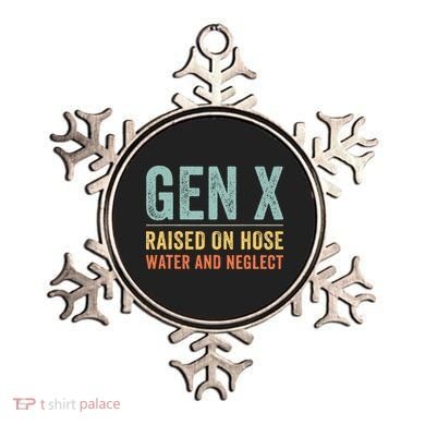 GEN X raised on hose water and neglect Retro Generation X Ornament