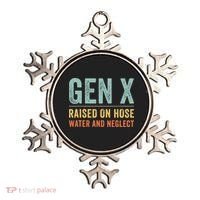 GEN X raised on hose water and neglect Retro Generation X Ornament thumb 0