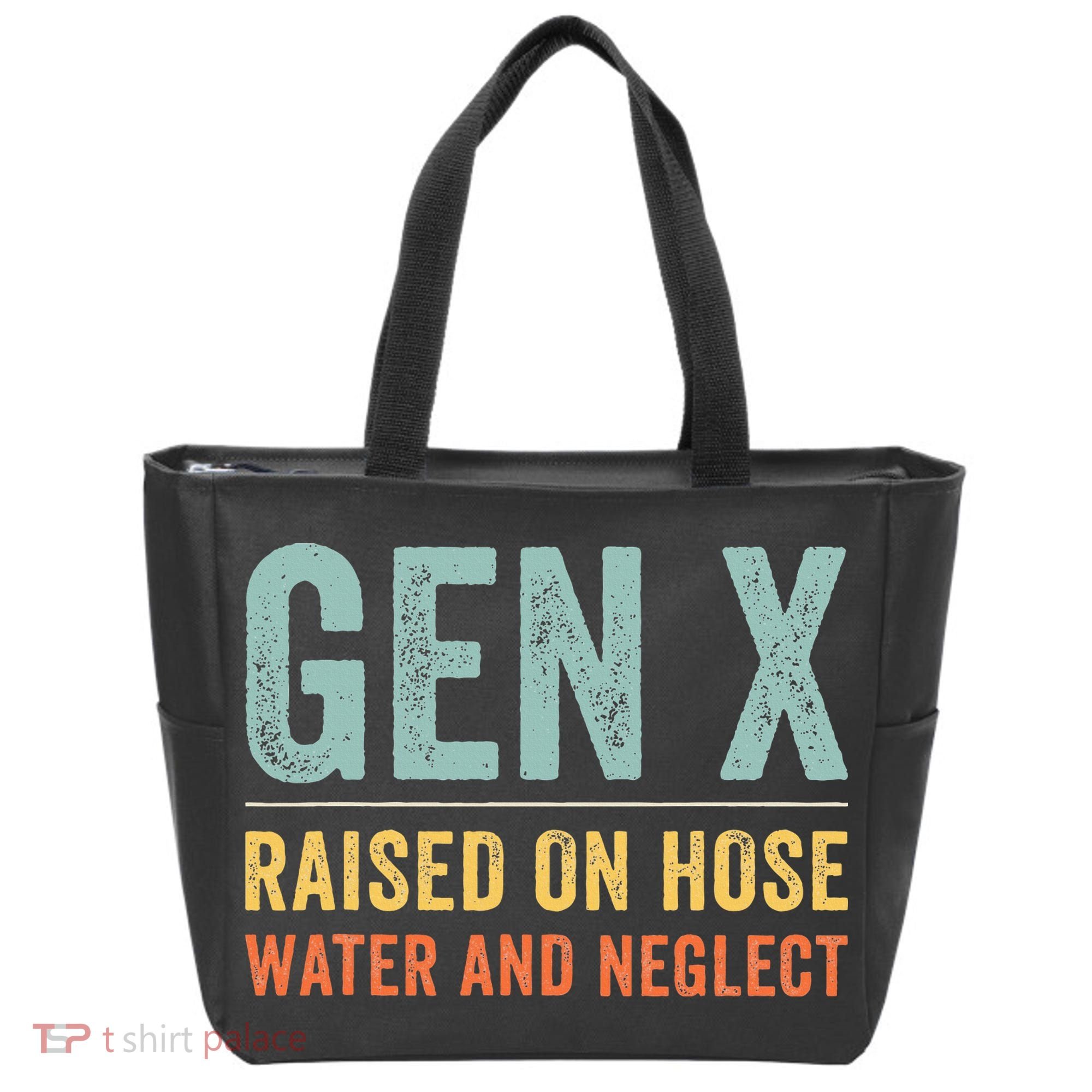 GEN X raised on hose water and neglect Retro Generation X Tote Bag