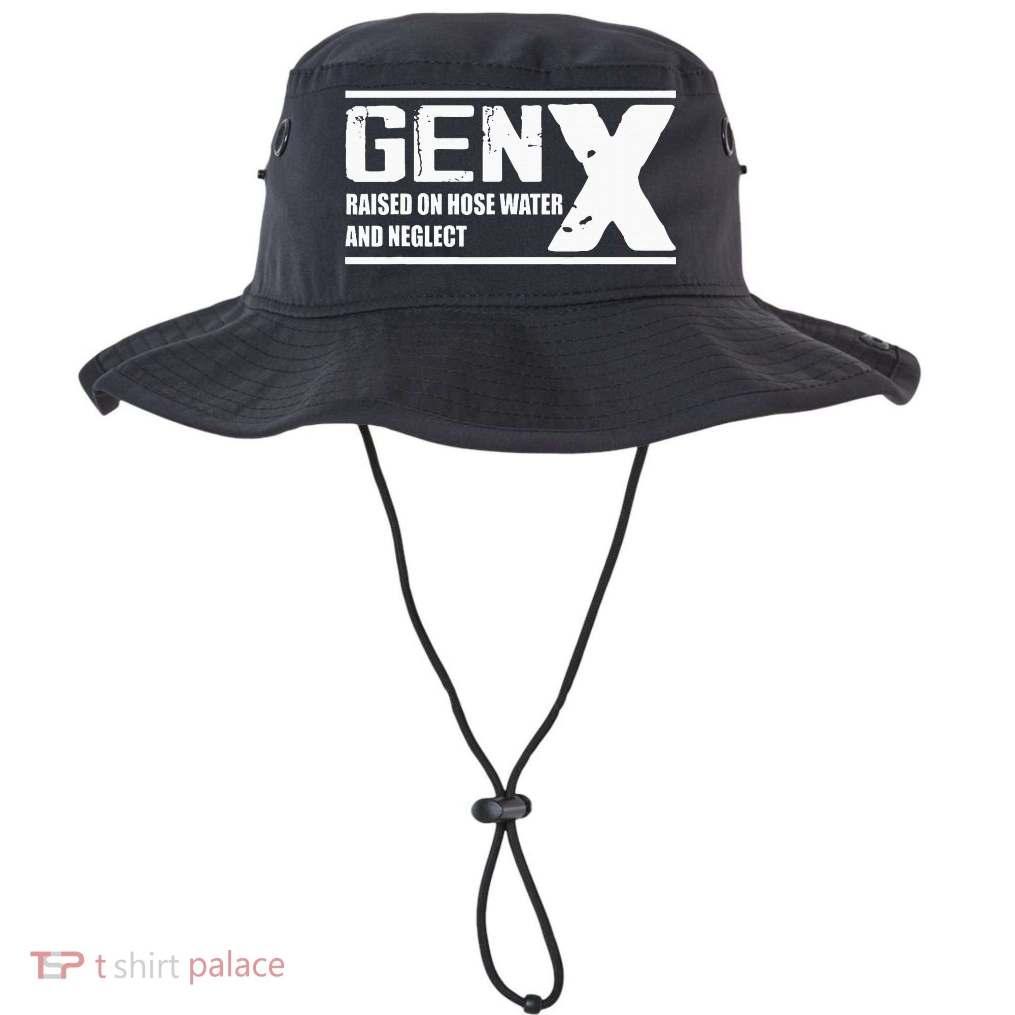 Gen X Raised On Hose Water And Neglect Funny Bucket Hat