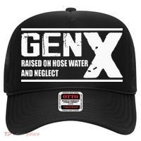 Gen X Raised On Hose Water And Neglect Funny Hat thumb 0
