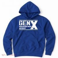 Gen X Raised On Hose Water And Neglect Funny Hoodie thumb 0