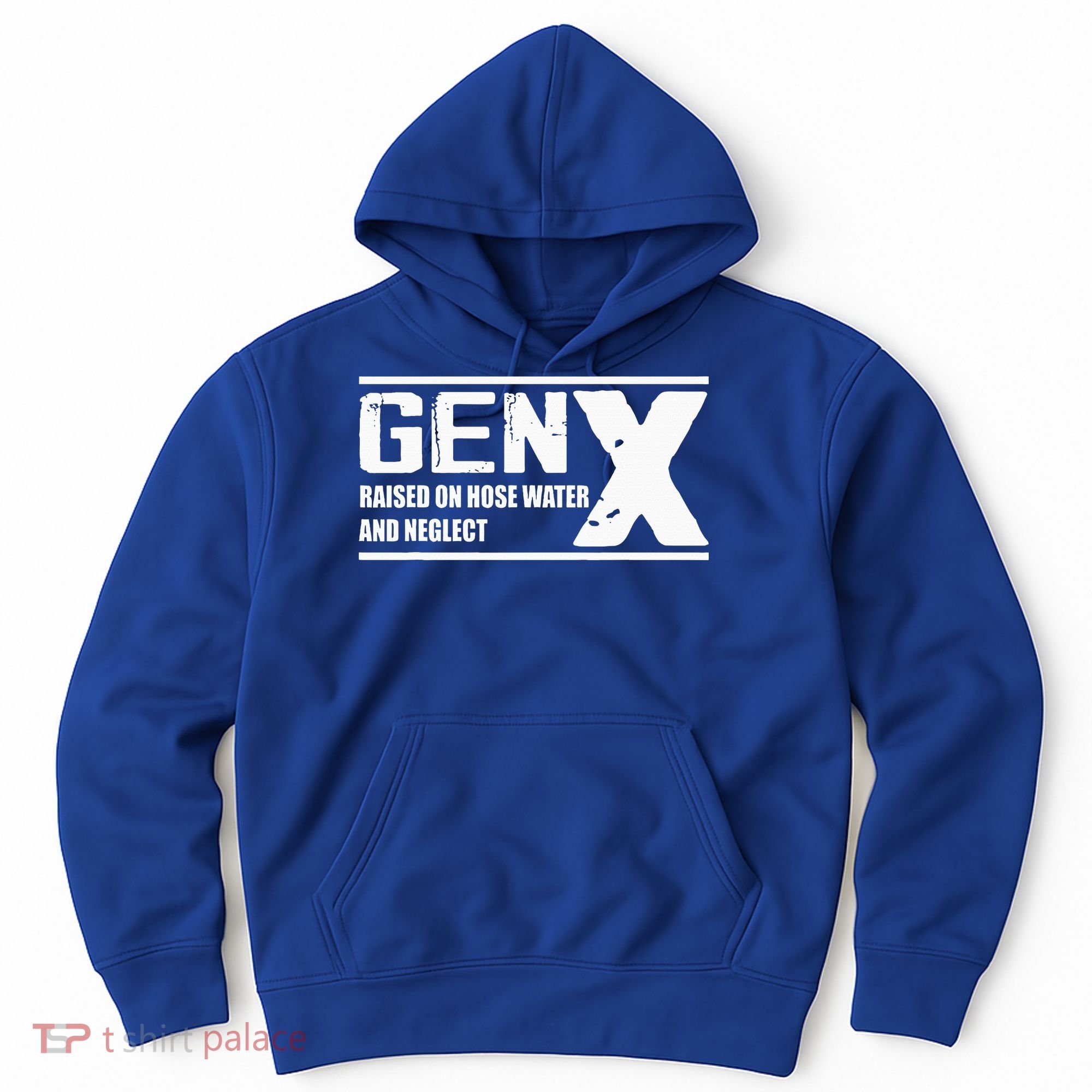 Gen X Raised On Hose Water And Neglect Funny Hoodie
