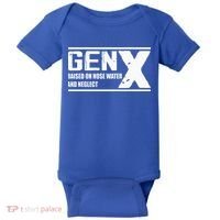Gen X Raised On Hose Water And Neglect Funny Baby Bodysuit thumb 0
