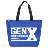 Gen X Raised On Hose Water And Neglect Funny Tote Bag thumb 0