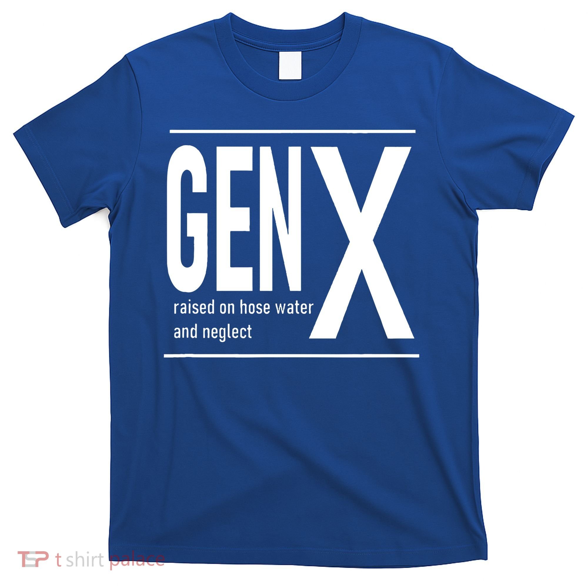 GEN X raised on hose water and neglect humor (C) T-Shirt