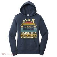 Gen X Raised On Hose Water And Neglect Retrro Humor Generation X Women's Hoodie thumb 0