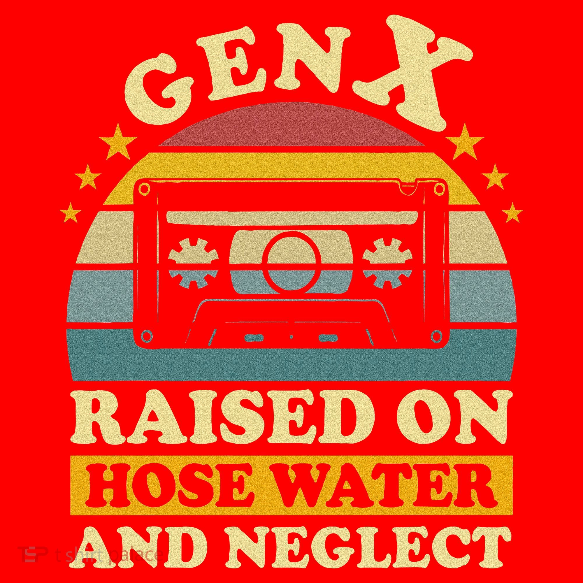 Gen X Raised On Hose Water And Neglect Retrro Humor Generation X Santa Hat