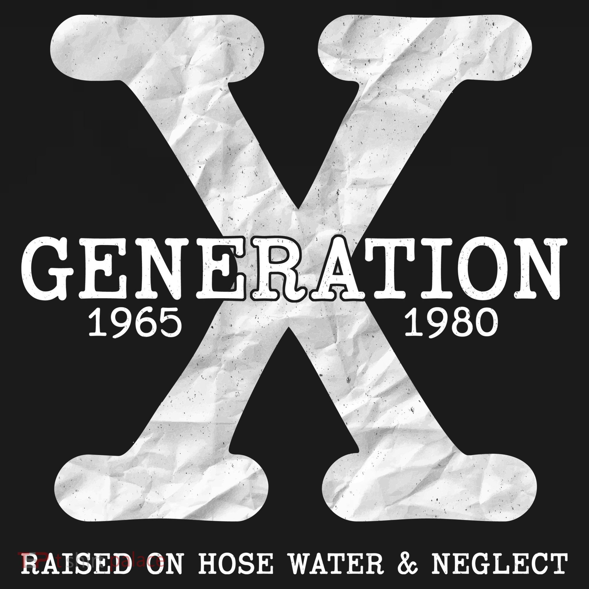 Generation X Raised On Hose Water And Neglect Apron