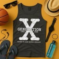 Generation X Raised On Hose Water And Neglect Tank Top thumb 4