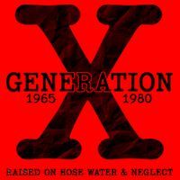 Generation X Raised On Hose Water And Neglect Santa Hat thumb 1