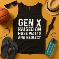 Generation X Raised On Hose Water And Neglect Tank Top thumb 4