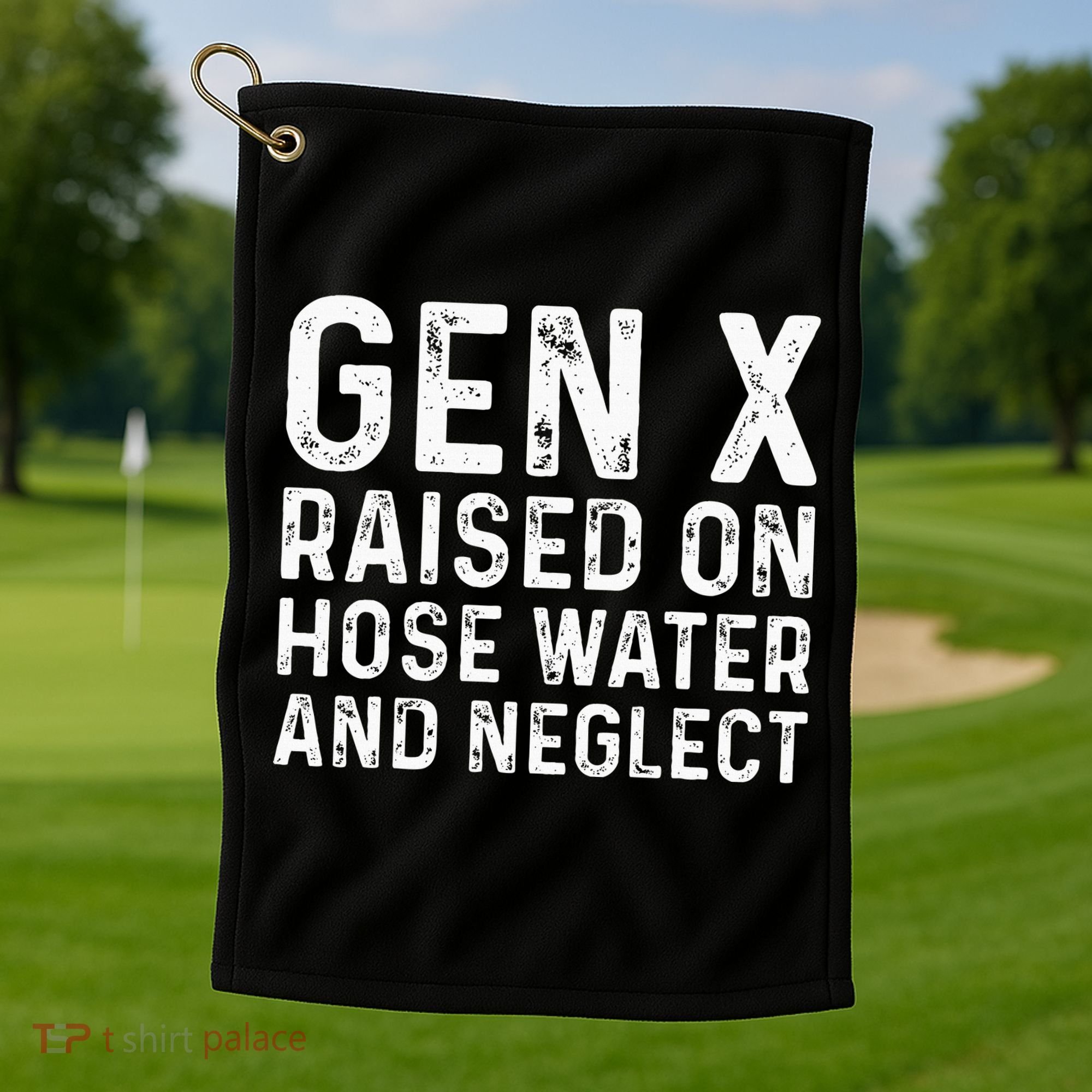 Generation X Raised On Hose Water And Neglect Golf Towel