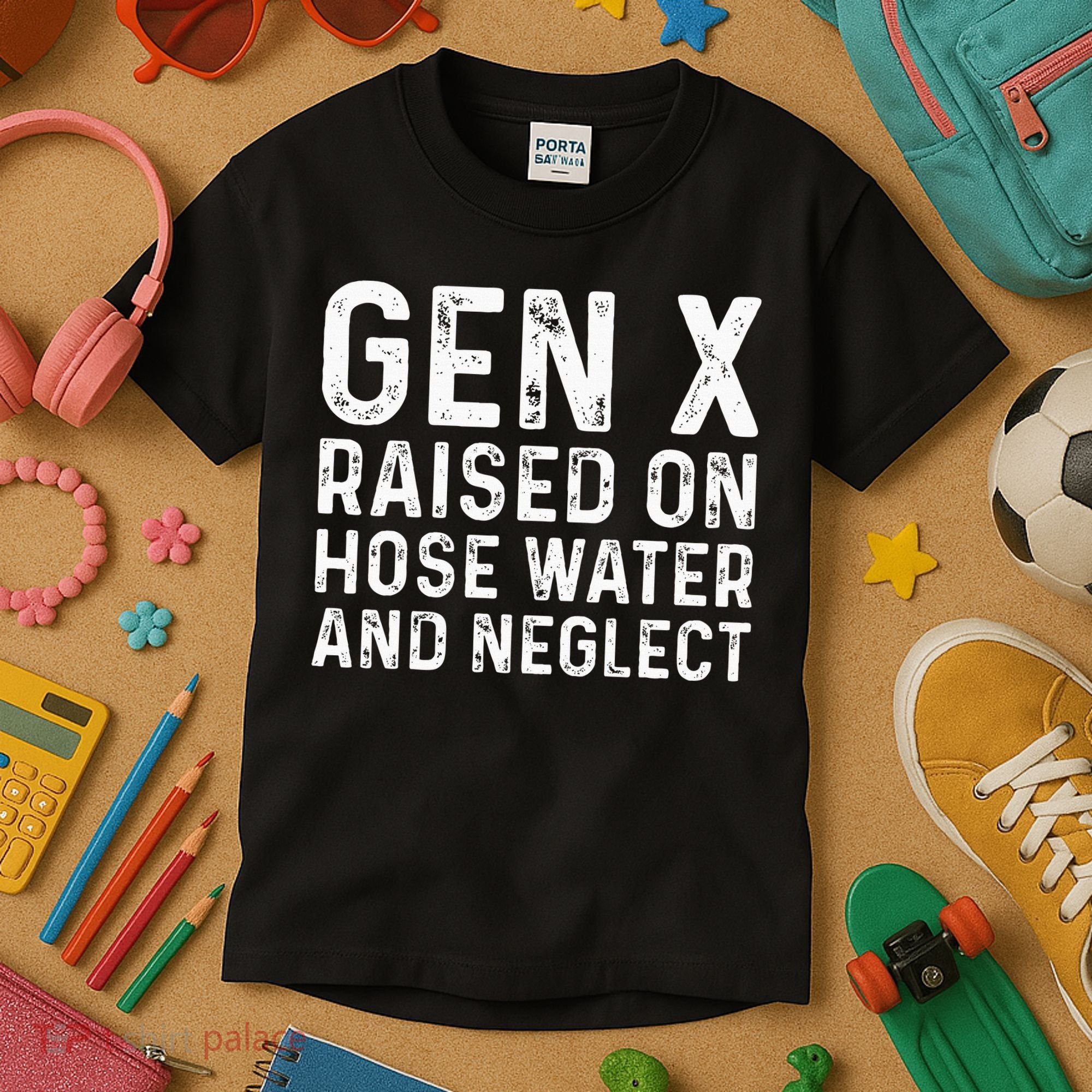 Generation X Raised On Hose Water And Neglect Kids T-Shirt