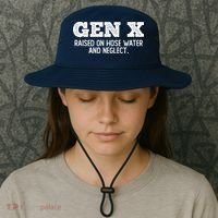 Gen X Raised On Hose Water And Neglect Bucket Hat thumb 3
