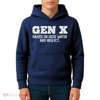 Gen X Raised On Hose Water And Neglect Kids Hoodie thumb 4