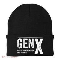 Gen X Raised On Hose Water And Neglect Generation X Beanie thumb 0