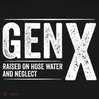 Gen X Raised On Hose Water And Neglect Generation X Women's Hoodie thumb 2