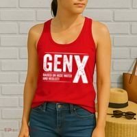 Gen X Raised On Hose Water And Neglect Generation X Women's Tank Top thumb 2