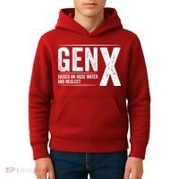 Gen X Raised On Hose Water And Neglect Generation X Kids Hoodie thumb 4