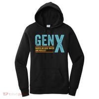 Gen X Raised On Hose Water And Neglect Retro Generation X Women's Hoodie thumb 0
