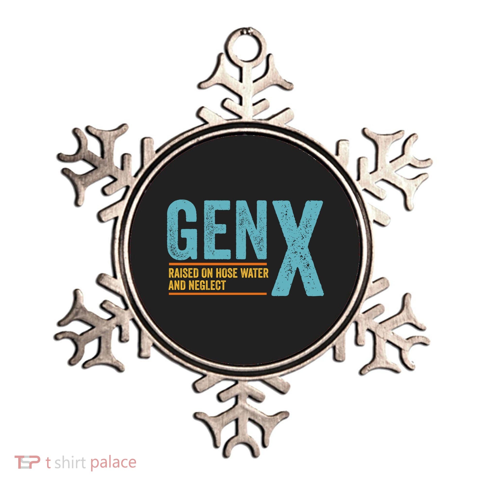 Gen X Raised On Hose Water And Neglect Retro Generation X Ornament