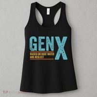 Gen X Raised On Hose Water And Neglect Retro Generation X Women's Tank Top thumb 3