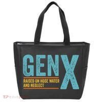 Gen X Raised On Hose Water And Neglect Retro Generation X Tote Bag thumb 0
